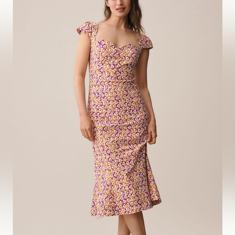 MAEVE ANTHROPOLOGIE CECILY FIT & FLARE SWEETHEART DRESS SIZE XS-L MSRP $178 NWT